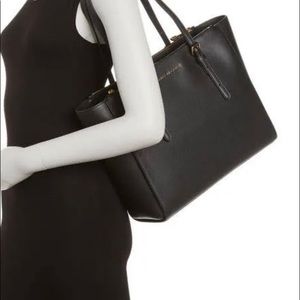 Marc Jacobs Commuter black Leather Tote Bag